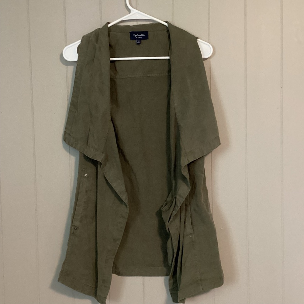 Splendid Green Waterfall Vest